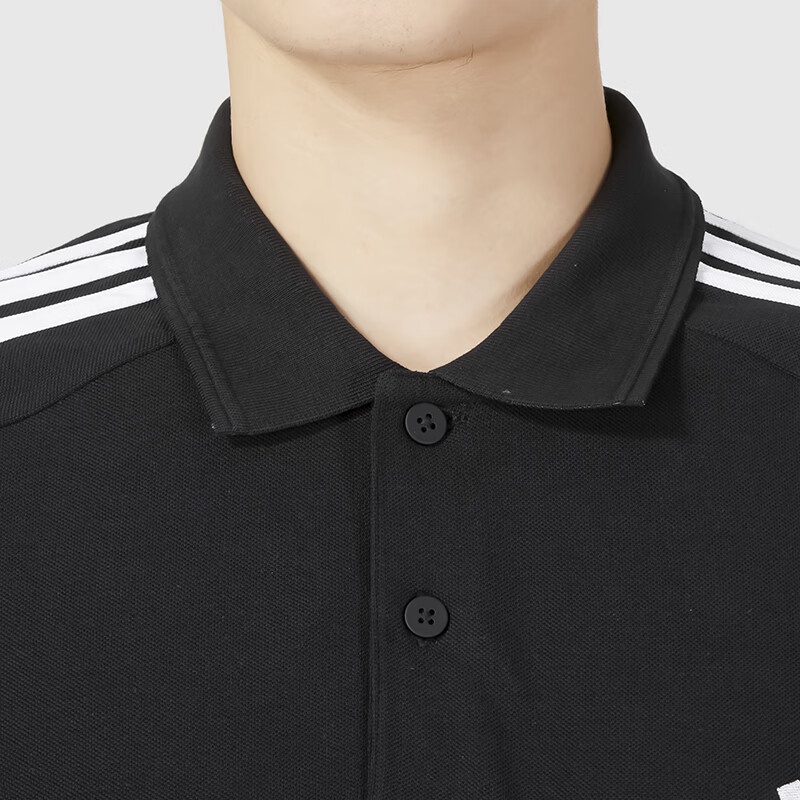Adidas polo shirt men's fashion veel short-sleeved t-shirt áo thun thông thường thoáng khí