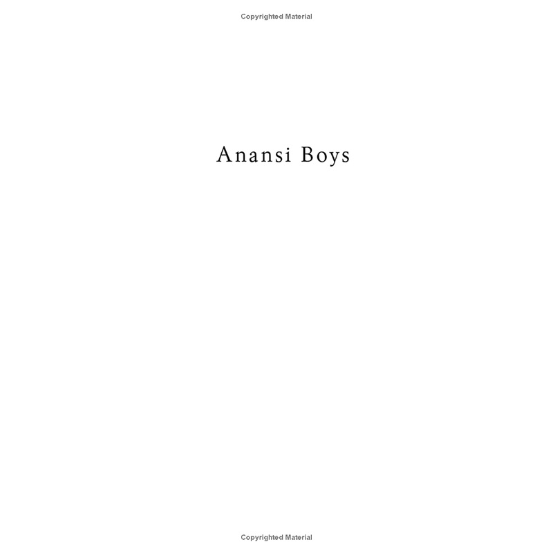 Sách Anansi Boys