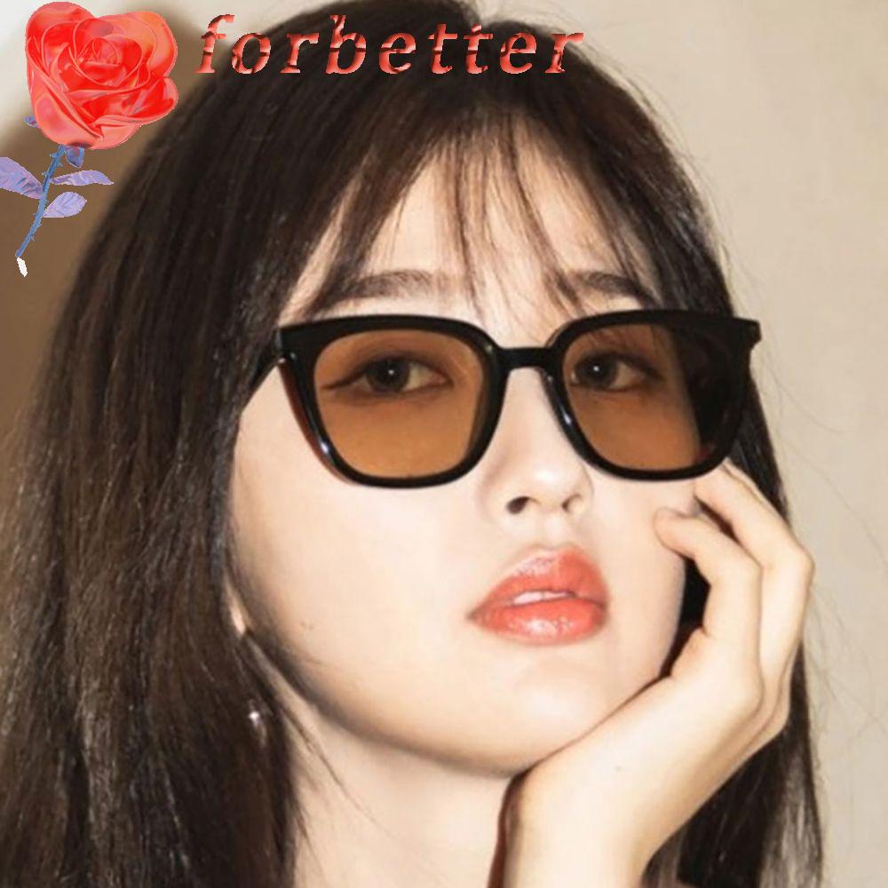 Kính Mát Gọng Vuông Chống Bức Xạ Chống Bức Xạ Phong Cách Hàn Quốc Cho Nữ