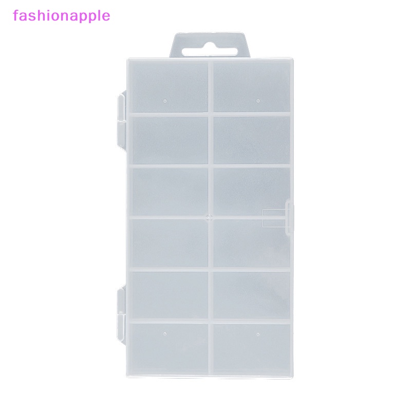 Hộp Nhựa 12 Ngăn Đựng Phụ Kiện Trang Trí Móng Tay