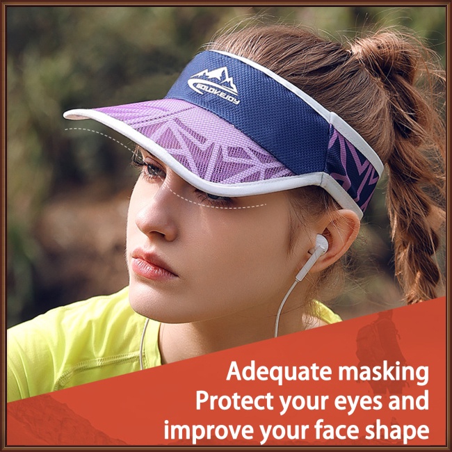 Mũ Lưỡi Trai Hở Chóp Thấm Hút Mồ Hôi Thoáng Khí Nhanh Khô Thời Trang Mùa Hè Cho Nam Và Nữ