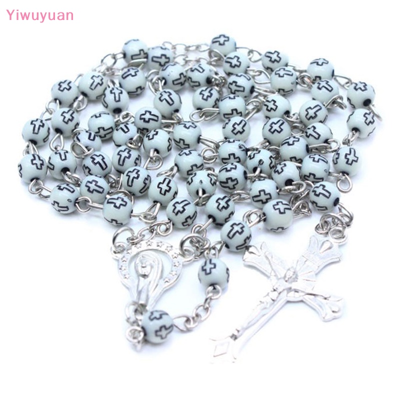 < Yiwuyuan > Vòng cổ Mặt Thánh Giá Bằng Nhựa Dành Cho Nữ
