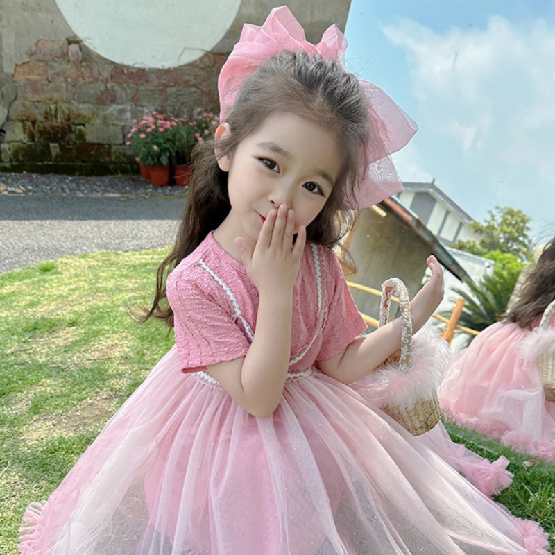 Đầm Công Chúa Thời Trang Mùa Hè Hàn Quốc Dành Cho Bé Gái