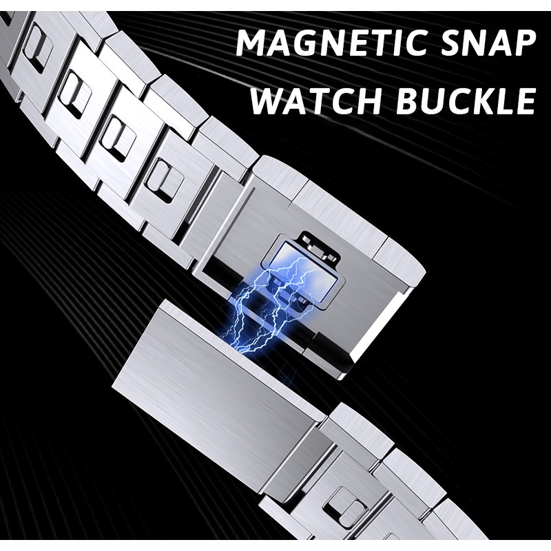 Dây Đeo Inox Khóa Nam Châm Nâng Cấp Cho Đồng Hồ Thông Minh Xiaomi Watch S1 S2 S1 Pro Xiaomi Mi Color 2