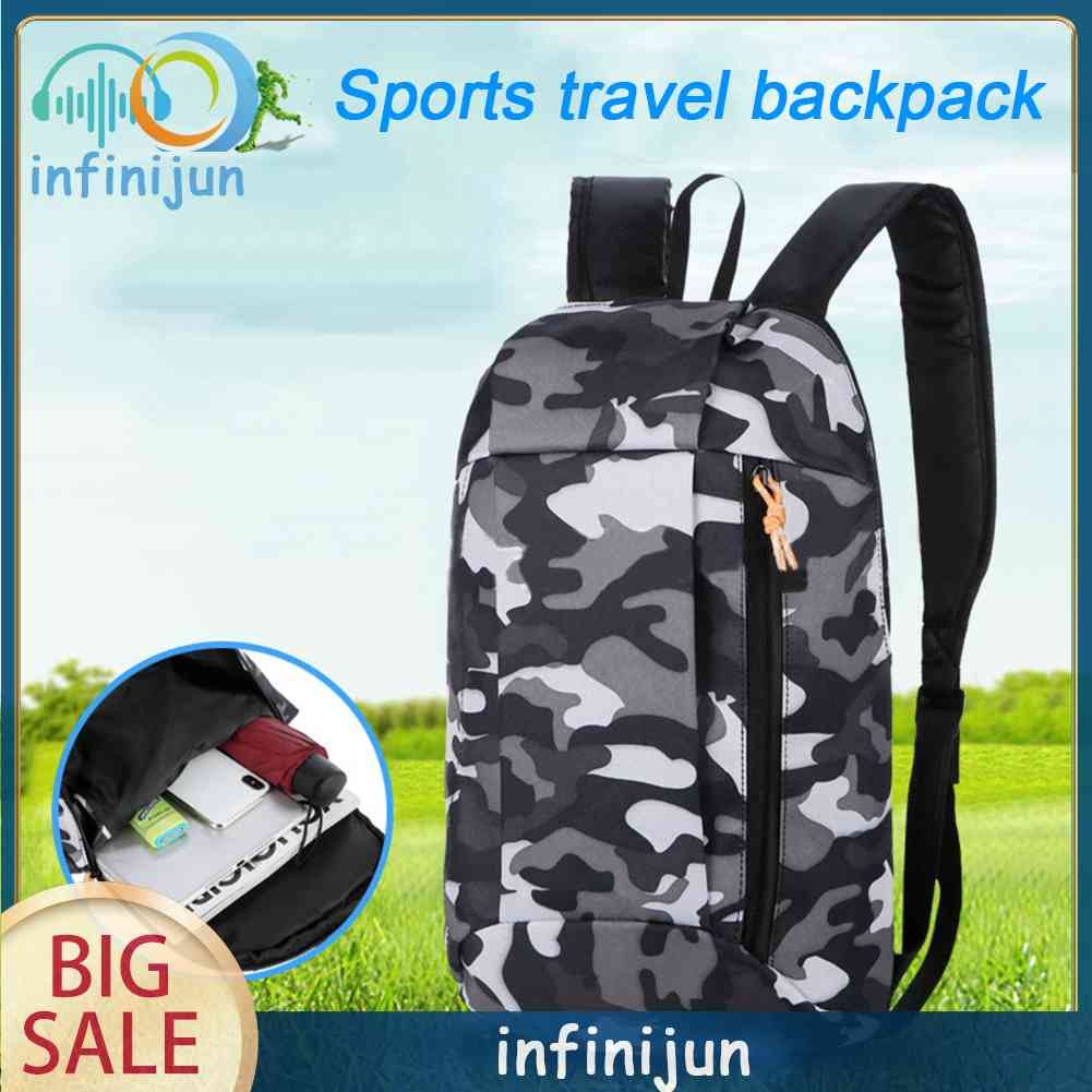 Ba Lô Leo Núi Dung Tích 10L Chống Thấm Nước Hoạ Tiết Lính Cho Nam Và