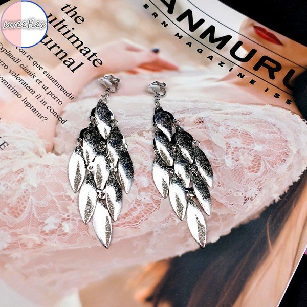 Bông Tai HợP Kim DạNg Tua Rua NhiềU KiểU DáNg