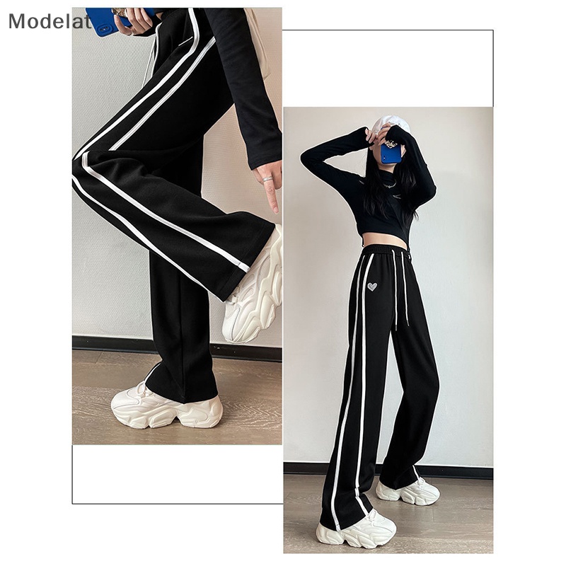 Mfc Y2K Quần Baggy Kẻ Sọc Ống Rộng Phong Cách Harajuku Vintage Hàn Quốc Giản Dị Dành Cho Bạn Nữ WTD