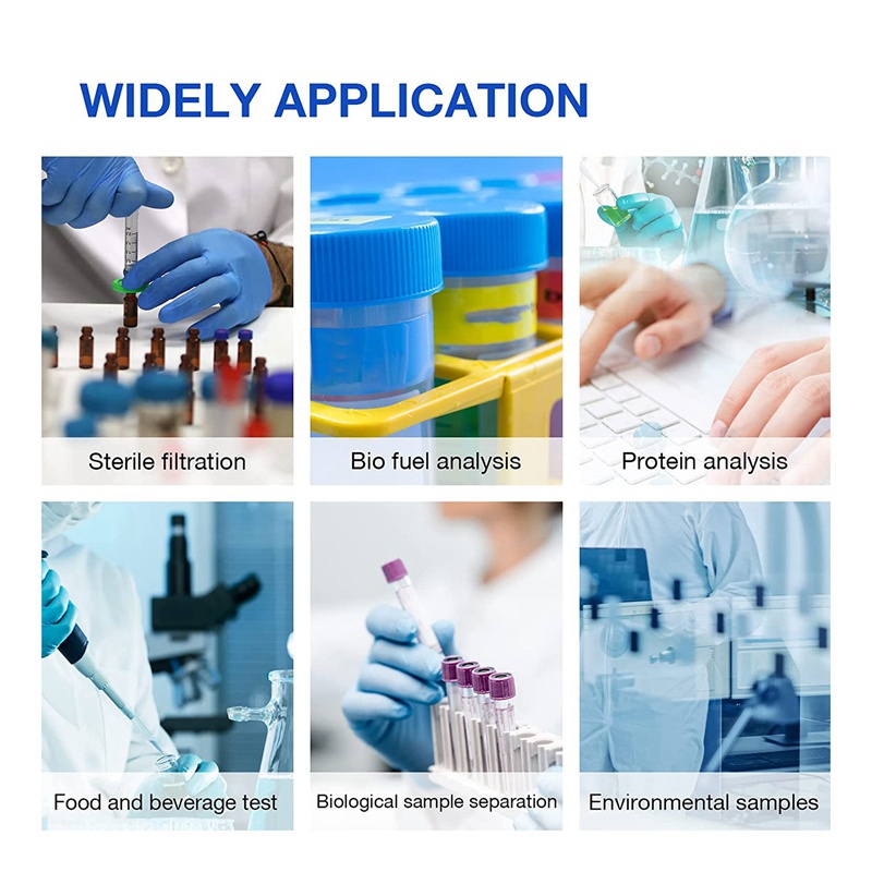 Set 10 Ống Tiêm Lọc Cặn 0.22Um Đường Kính 33Mm Chất Lượng Cao