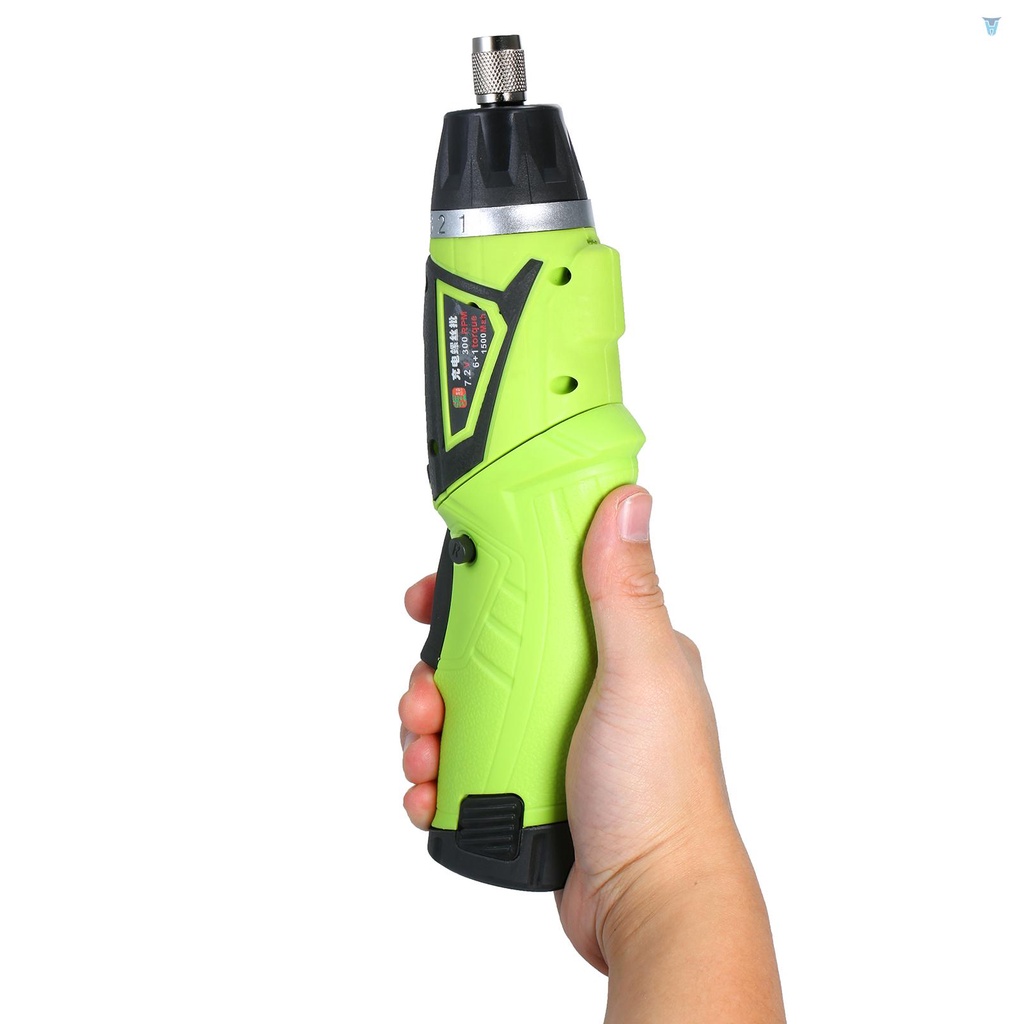 Tua Vít Điện Không Dây Sạc Được 6.0N.m 1500mAh Li-ion Với 40 Kẹp Và 7 Mô Men Xoắn Cài Đặt 2 Vị Trí Có Đèn LED