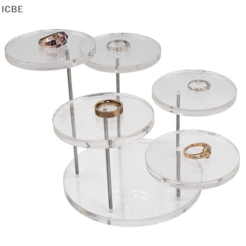 Kệ Trưng Bày Trang Sức 5 Tầng Bằng Acrylic Trong Suốt Sắp Xếp Gọn Gàng