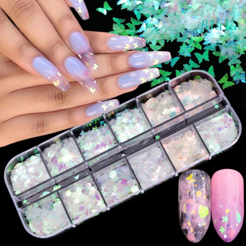 Hộp Sequin Lấp Lánh Dùng Để Trang Trí Móng Nghệ Thuật