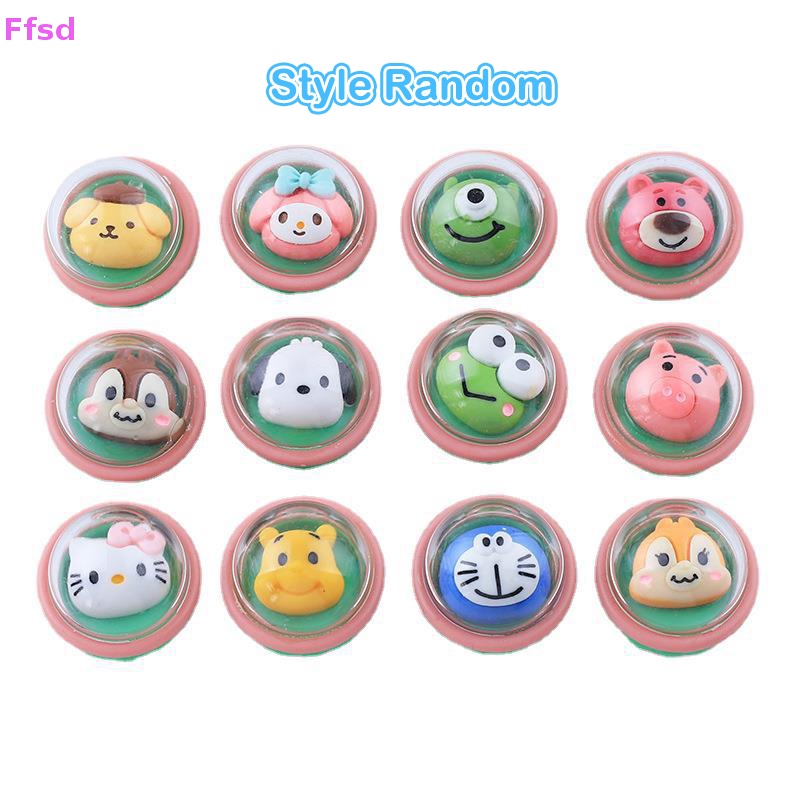 {Ffsd} Kẹp Tóc Resin Hình Hoạt Hình Gashapon Tumbler Làm Thủ Công DIY