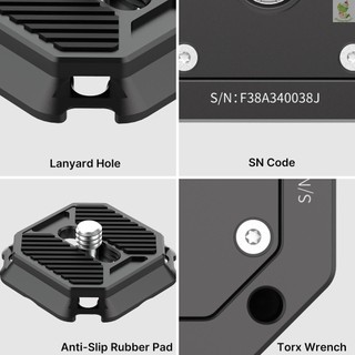 FALCAM F38 Quick Release System with Quick Release Base Mount & Quick Release Plate for Tripod Head Aluminum Alloy 15kg    Came-6.5