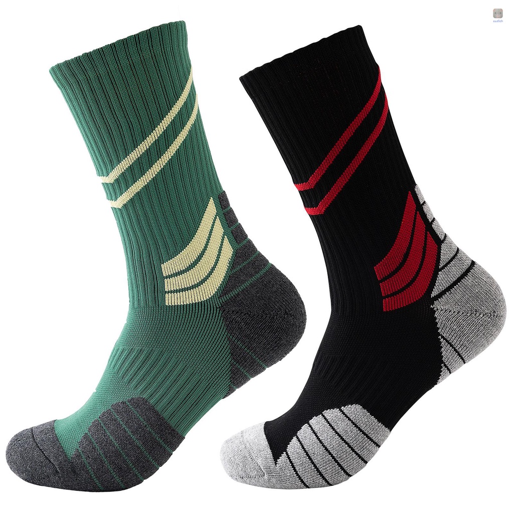 Đôi Vớ Thể Thao Co Giãn Thoáng Khí Chống Trượt Họa Tiết Kẻ Sọc Dành Cho Nam