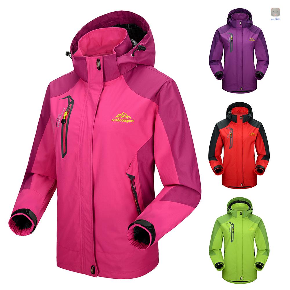 Áo Mưa Thể Thao Chống Gió Chống Nước Có Mũ Trùm Tháo Rời Được Hiệu Lixada Cho Nữ