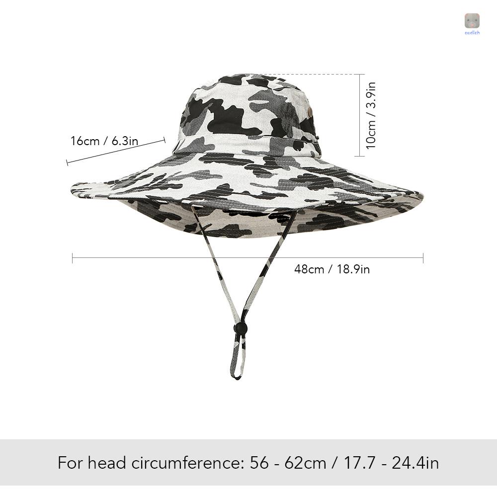 Mũ Tai Bèo Rộng Vành Thoáng Khí Họa Tiết Rằn Ri