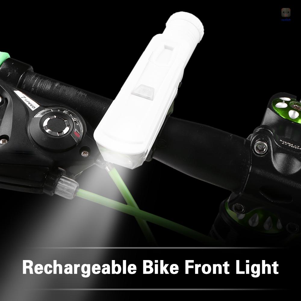 Đèn LED 150LM Cảnh Báo An Toàn Sạc USB Gắn Phía Trước Xe Đạp