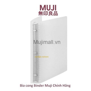 Muji bìa binder muji khổ a4 a5 b5 - hàng chính hãng