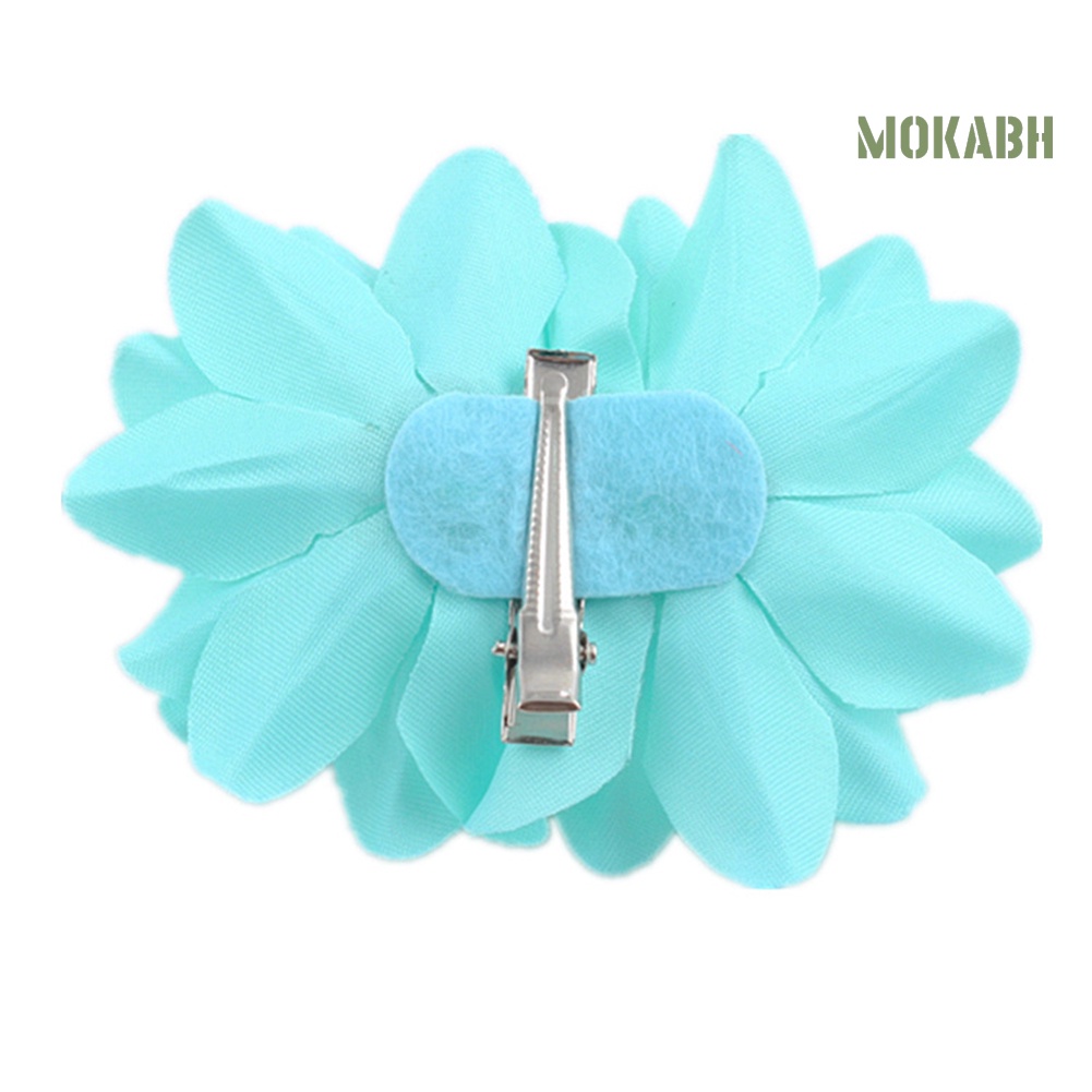 Kẹp Tóc Hình Hoa Đính Đá Hai Lớp Thời Trang Cho Nữ