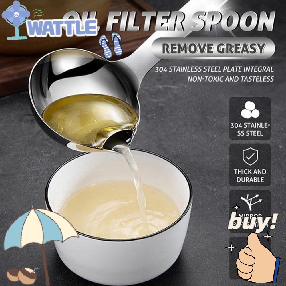 Muỗng Múc Canh Có Ngăn Lọc Dầu Chất Lượng Cao