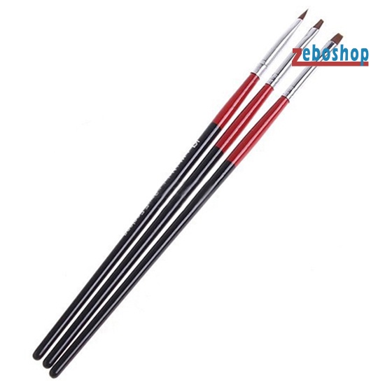 Set 3 Cọ Vẽ Trang Trí Móng Tay Nghệ Thuật DIY