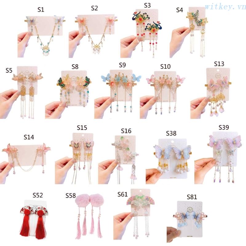 Trâm Cài Tóc Tua Rua Phong Cách Trung Hoa Cổ Điển Cho Bé Gái