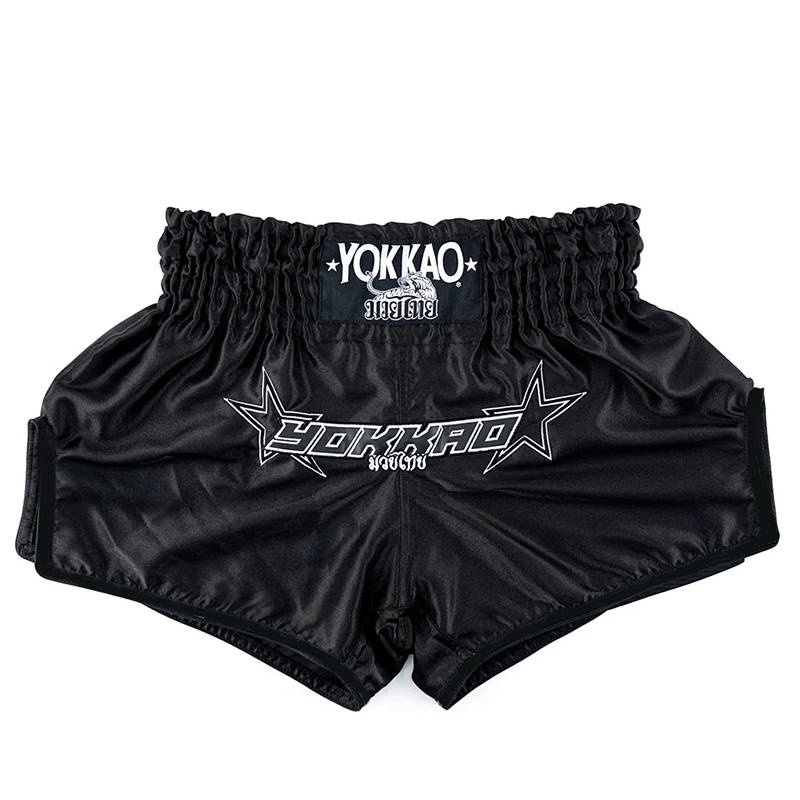 Yokkao-New High Waist Muay Thai Shorts Boxing Free Boxing Pants Men's and Women's Clothing Comprehen