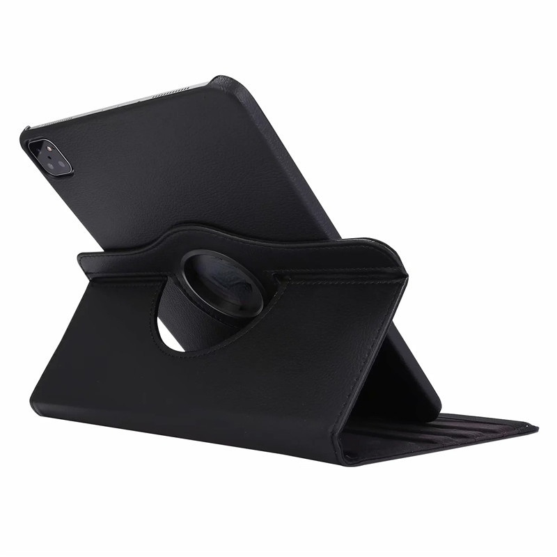 Ốp Bao Da Pu Máy Tính Bảng Xoay 360 Độ Cho iPad Pro 12.9 6th 2022 M2 A2437 A2766 2022 12.9 inch Pro 12 9 inch 2021 2020 2018 2017 2015