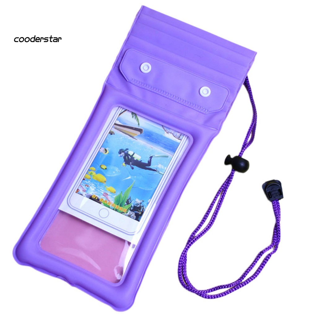 Túi Đựng Điện Thoại Di Động Trong Suốt Có Khóa An Toàn Dưới Nước