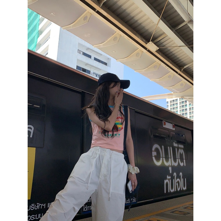 Áo Sát Nách Cổ Tròn Màu Trơn Phong Cách Hàn Quốc Thời Trang Mùa Hè Cho Nữ