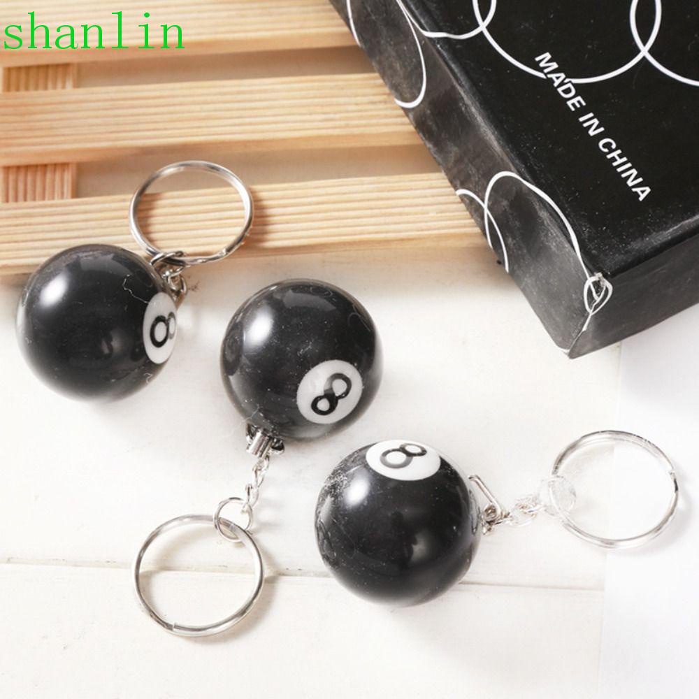 Móc Khóa Hình Quả Bóng Bida Mini Bằng Nhựa Resin Móc Khóa Hình Trái Tim Xinh Xắn Cho Chìa Khóa Xe Hơi 8 NO.8 NO.8
