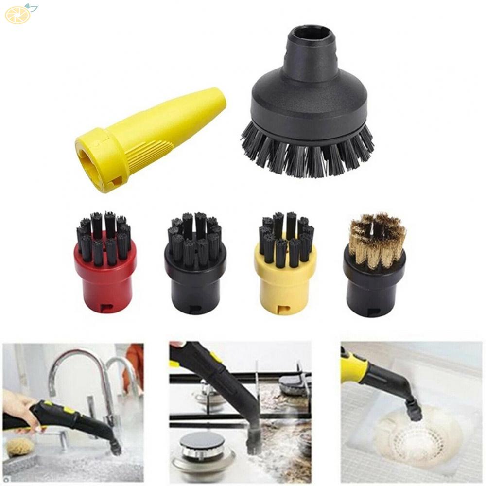 【VARSTR】6PCS/Set Round Brushes Nozzle For Karcher SC1 SC2 SC3 SC4 Steam Cleaner Parts AU