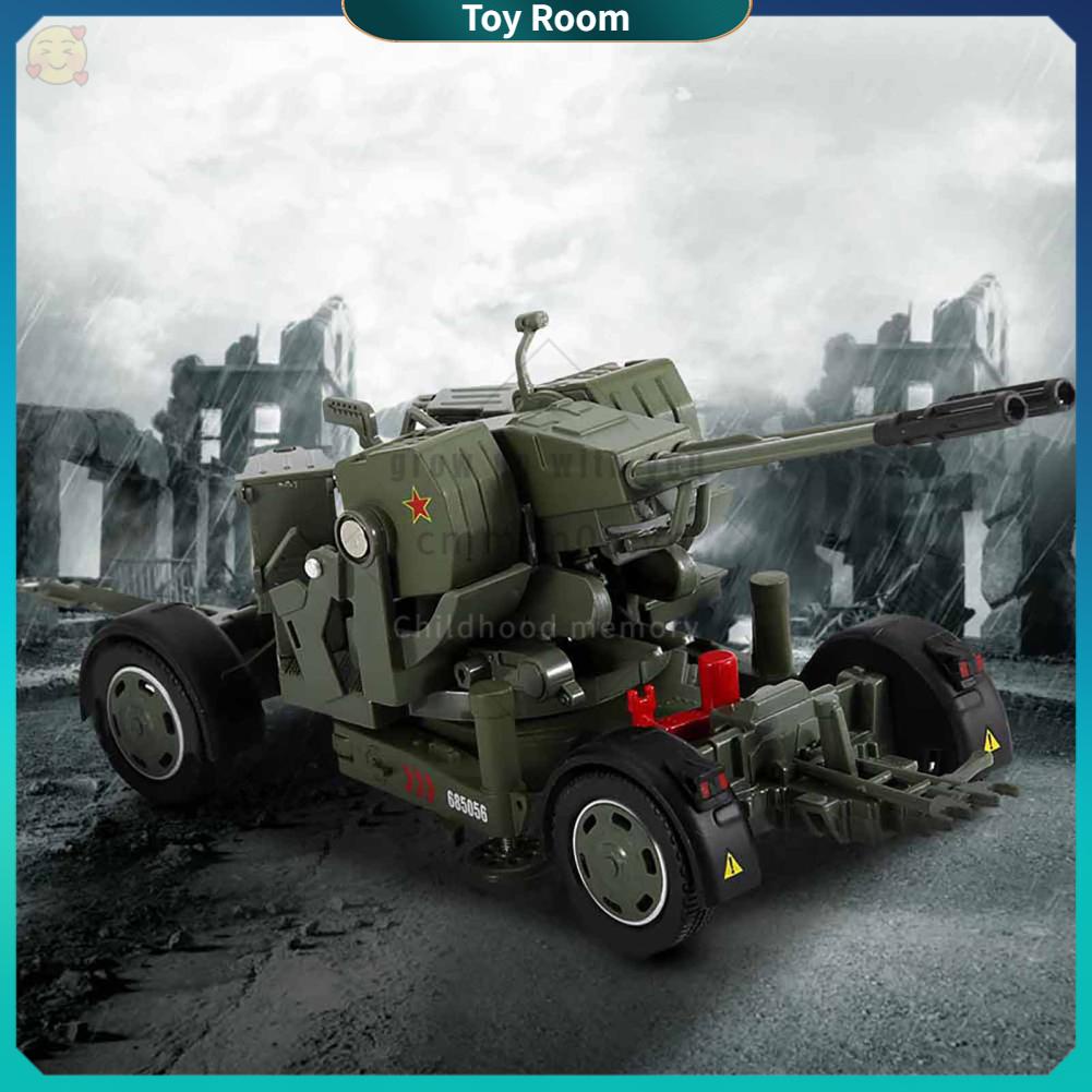 Có thể bán buôn 1/35 Xe Tải Quân Đội Flak Ô Tô Mô Hình Hợp Kim Đồ Chơi Trẻ Em Quà Tặng ToyRoom Hàng giao ngay