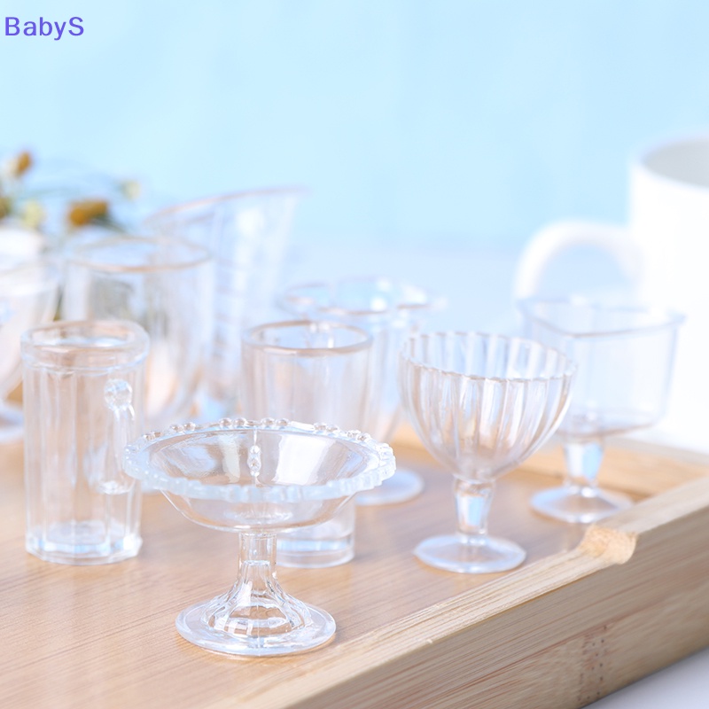 Set 12 Ly Kem Mini Bằng Nhựa Đồ Chơi Cho Bé
