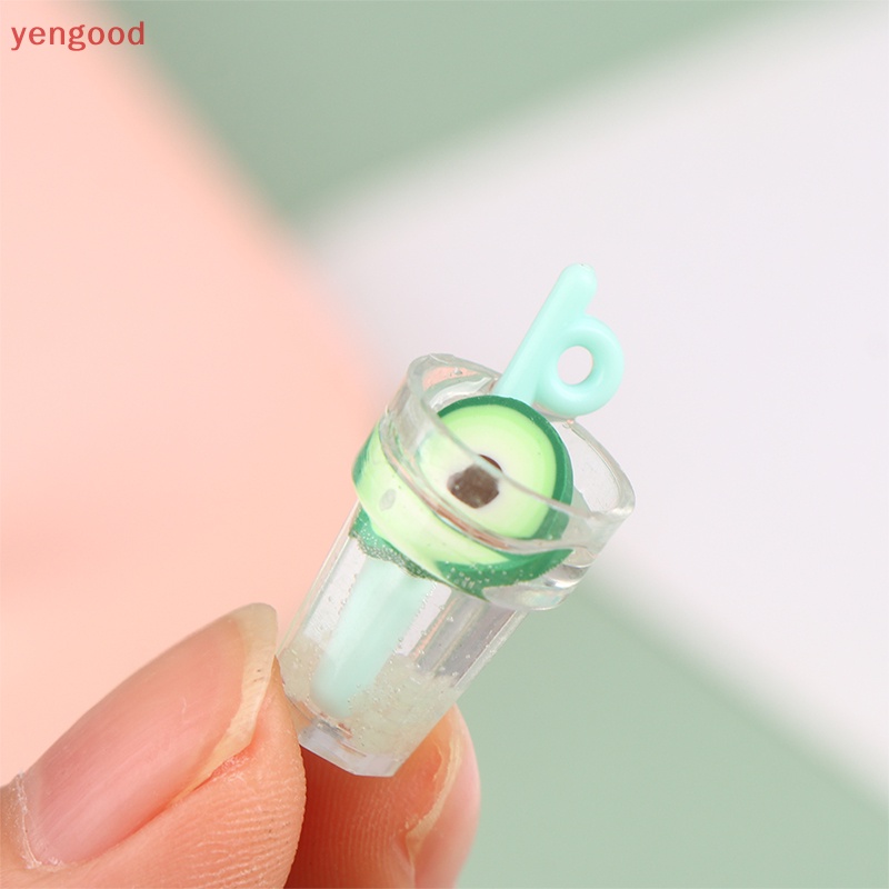 Set 2 / 10 Ống Hút Mini Bằng Resin Màu Dạ Quang Dùng Làm Trang Sức DIY