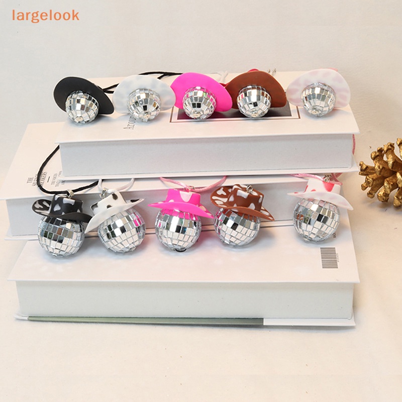 1 Móc Treo Kính Chiếu Hậu Hình Quả Bóng Disco Cho Xe Hơi