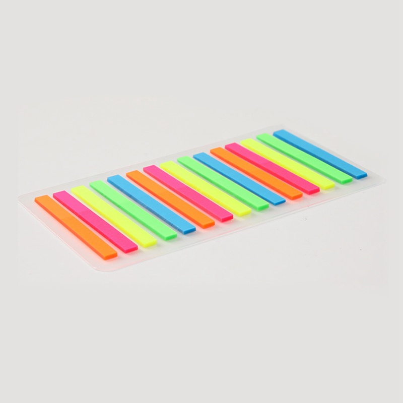 Set 160 / 300 Nhãn Dán Ghi Chú Màu Dạ Quang Trong Suốt