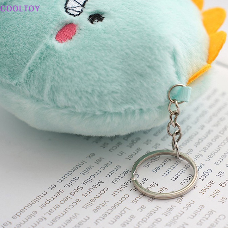 1 Móc Khóa Khủng Long Hoạt Hình Nhồi Bông Ngộ Nghĩnh