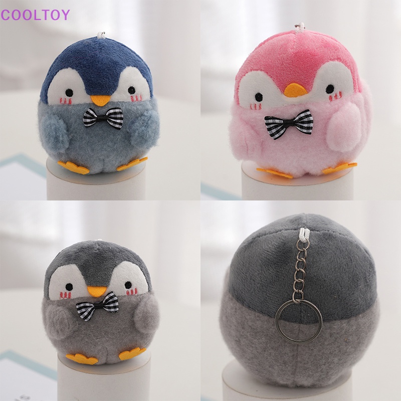 1 Thú Nhồi Bông Hình Chim Cánh Cụt Hoạt Hình Kích Thước 12cm