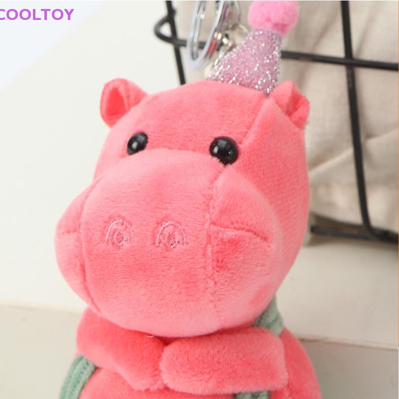 Móc Khóa Hình Hà Mã Nhồi Bông Dễ Thương