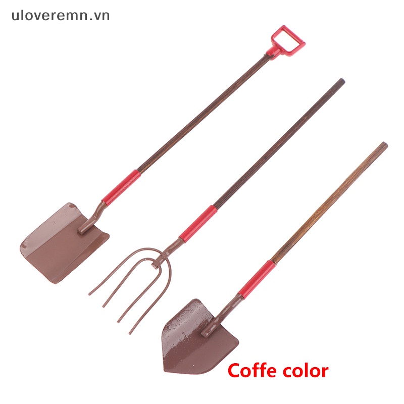 Set 3 Xẻng Làm Vườn Thu Nhỏ 1: 12 Trang Trí Nhà Búp Bê