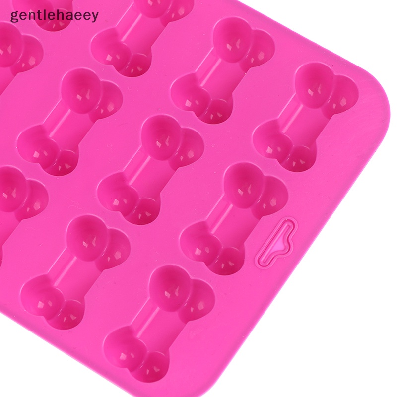 1 Khuôn Silicone Làm Bánh 18 Lỗ Hình Cục Xương Dễ Thương