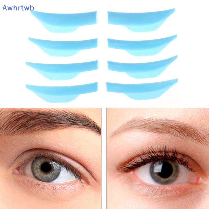 Set 4 Cặp Đệm Silicone Hỗ Trợ Uốn Cong Mi Mới