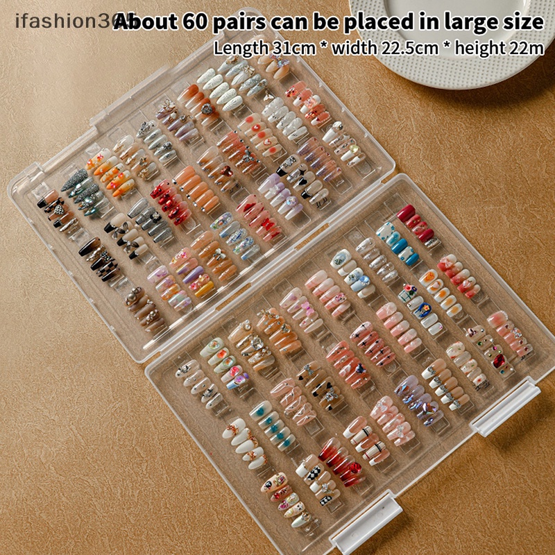 Hộp Rỗng Đựng Móng Giả Trưng Bày Tiện Lợi ifashion365