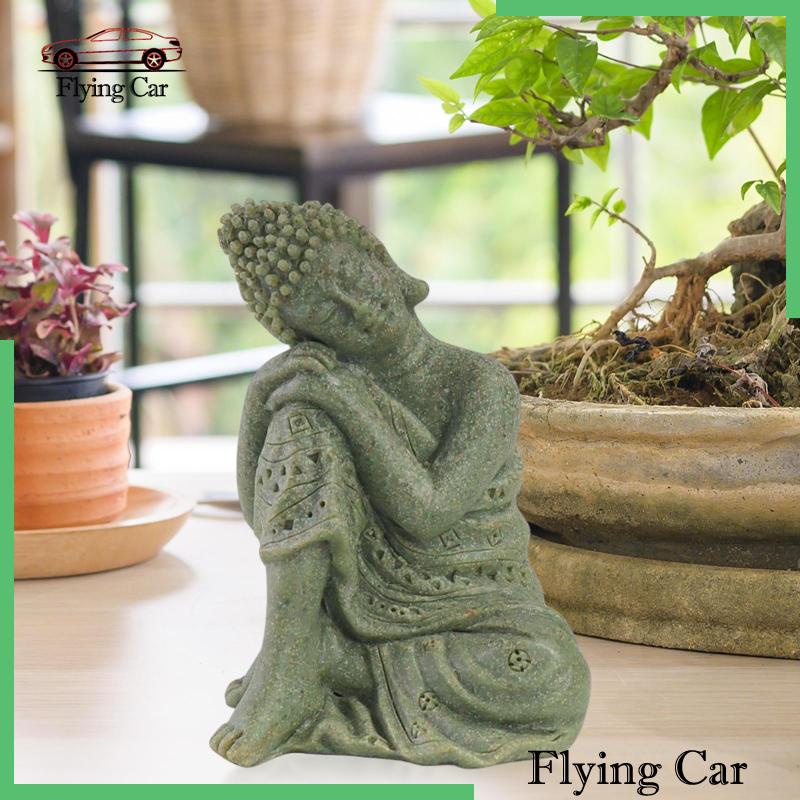 Mô Hình Tượng Phật Bằng Nhựa Resin Để Bàn Trang Trí Văn Phòng / Làm Việc 2