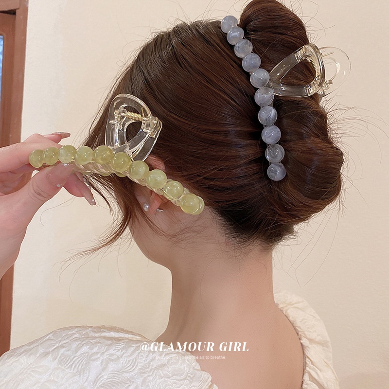 Kẹp tóc AHELLOGIRL mặt hoa/ bướm đính ngọc trai giả thời trang Hàn Quốc cho nữ