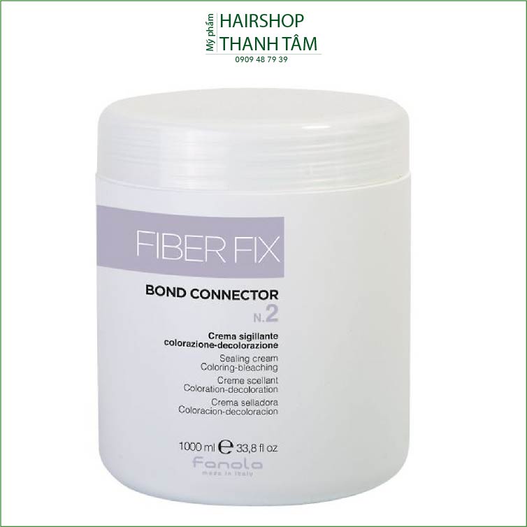 Dầu xả phục hồi tóc Fiber Fix Bond Connector N.2 FANOLA 1000ml - chính hãng