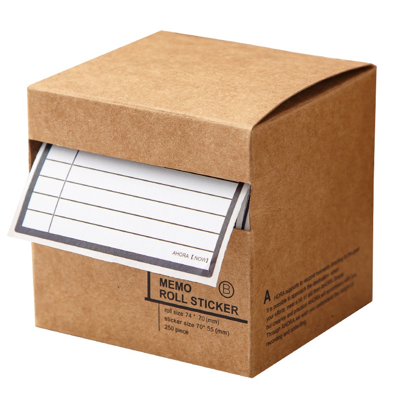 Set 100 Tờ / 250 Tờ Giấy Ghi Chú Dạng Kéo Độ Dính Cao Sáng Tạo Cho Học Sinh