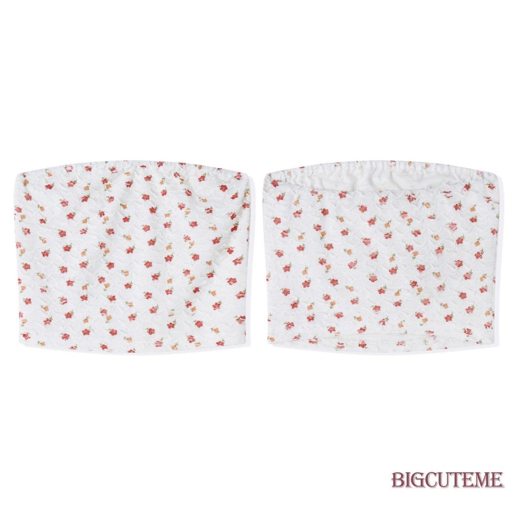 Áo Croptop Trễ Vai In Họa Tiết Hoa Thời Trang Mùa Hè Quyến Rũ Cho Nữ