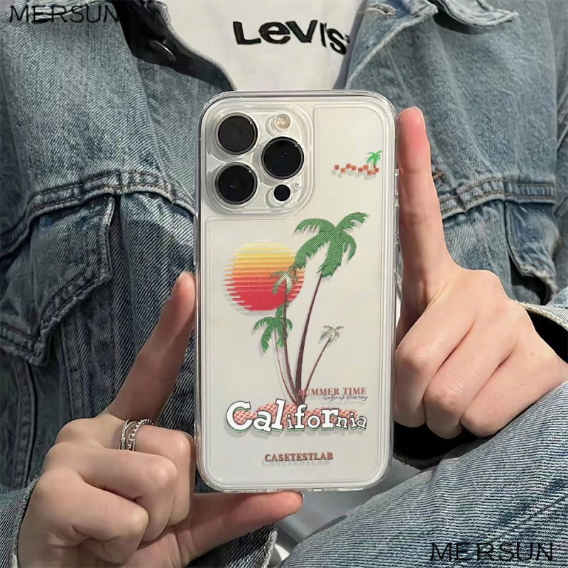 ✅Ốp Điện Thoại Mềm Chống Sốc 13 Phong Cách Đơn Giản Cho iPhone 14proplus 12786In California max11